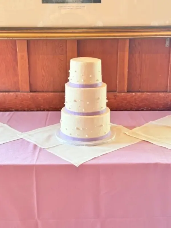 Wood/Gentry Wedding Cake 2025