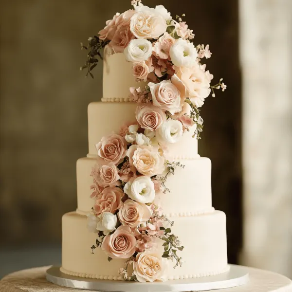Paige and Craig Wedding Cake 2024