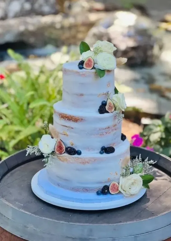 Holly and David Wedding Cake 2024