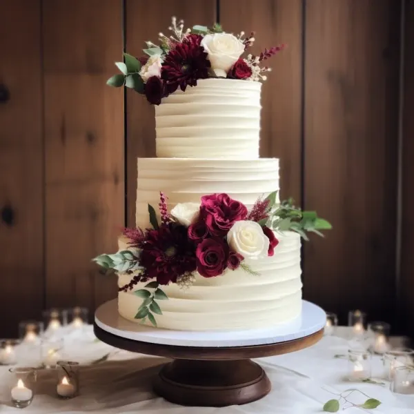 Jennifer and Jon Wedding Cake 2023