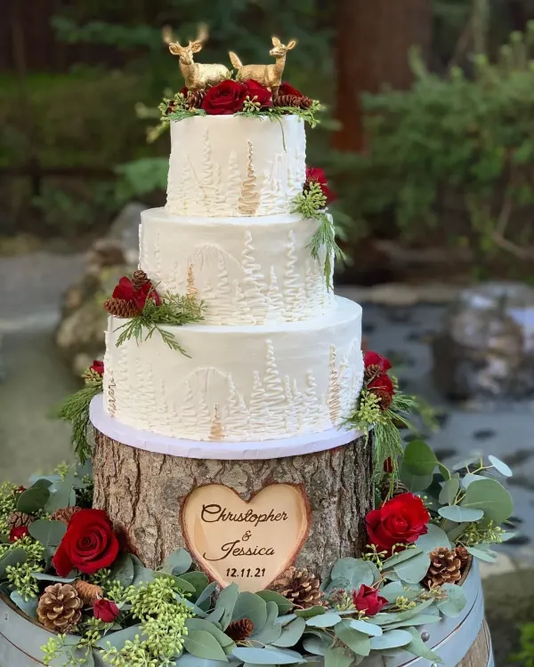 Jessica Wedding Cake 2021