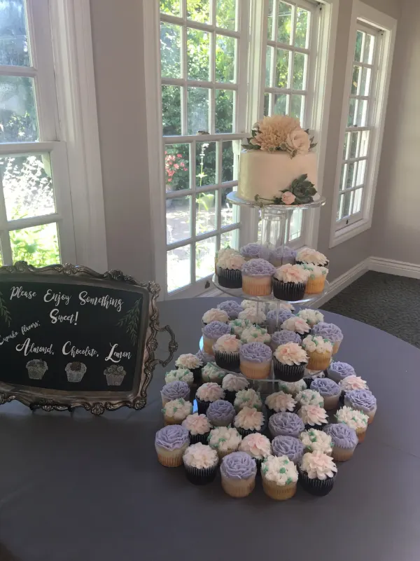Sharon Wedding Cake and Cupcakes 2017