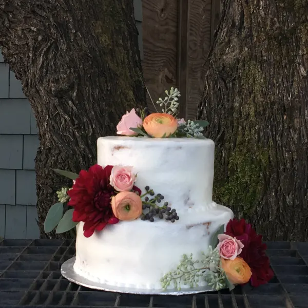Rustic Chic Wedding Cake 2017