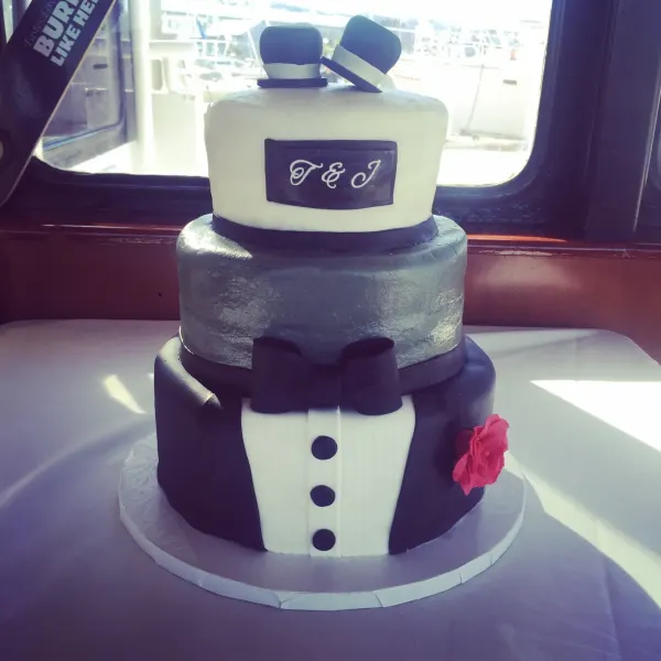 Tony & James Wedding Cake 2016